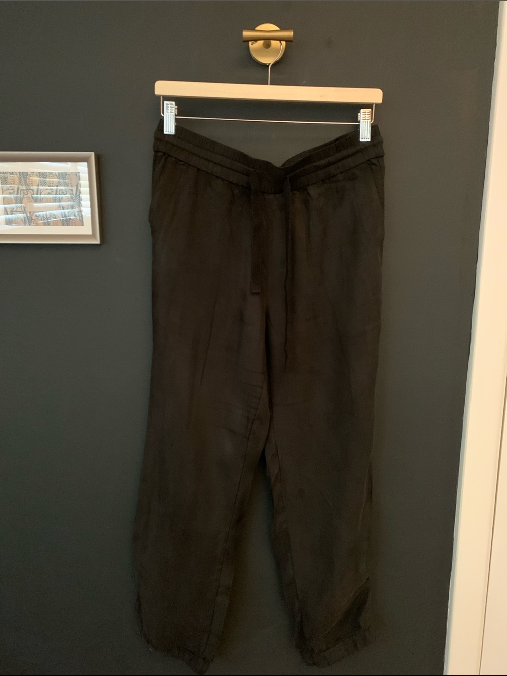 J.Crew black jogger size 8